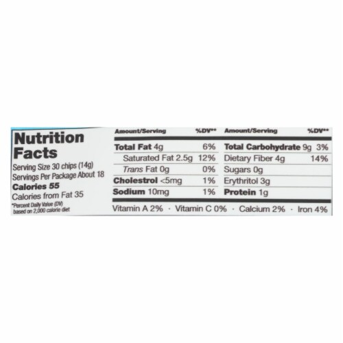 Lily's Sweets - Baking Chips Milk Choclat - Case of 12 - 9 OZ Perspective: back