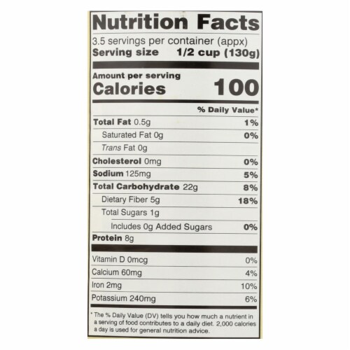 Omena Organics - Kidney Beans Dark Red - Case of 12 - 15 OZ Perspective: back