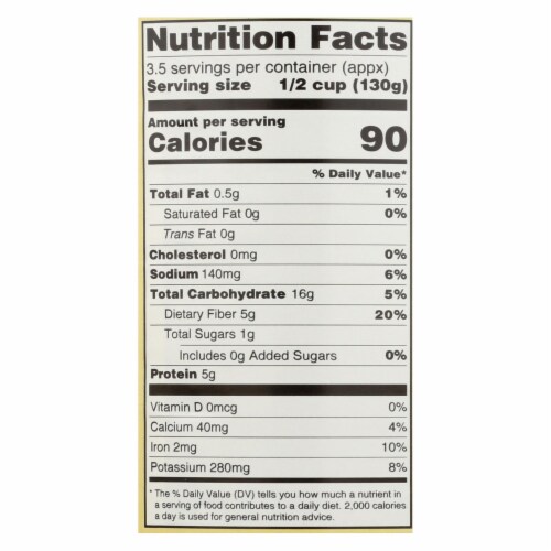Omena Organics Great Northern Organic Beans Great Northern - Case of 12 - 15 OZ Perspective: back