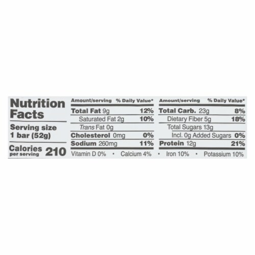 RxBar - Protein Bar - Chocolate Sea Salt 1.83 oz. - Pack of 12 Perspective: back