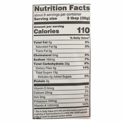 Navitas Naturals Goji Berries - Organic - Sun-Dried - 8 oz - case of 12 Perspective: back
