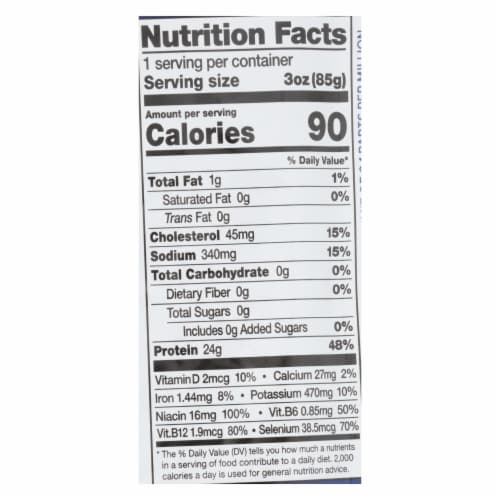 Safe Catch - Tuna Elite Wild Ss Pouch - Case of 12 - 3 OZ Perspective: back