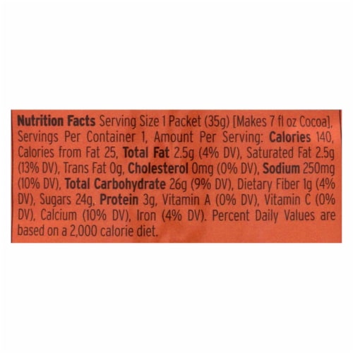 Land O' Lakes Cocoa Classic Mix - Hot Cocoa - 1.25 oz - Case of 12 Perspective: back