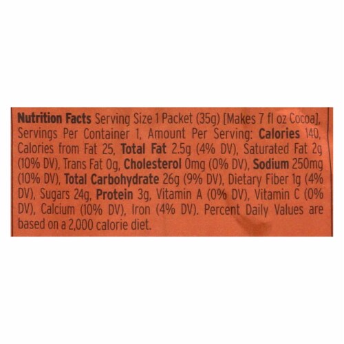 Land O' Lakes Cocoa Classic Mix - Mint and Chocolate - 1.25 oz - Case of 12 Perspective: back