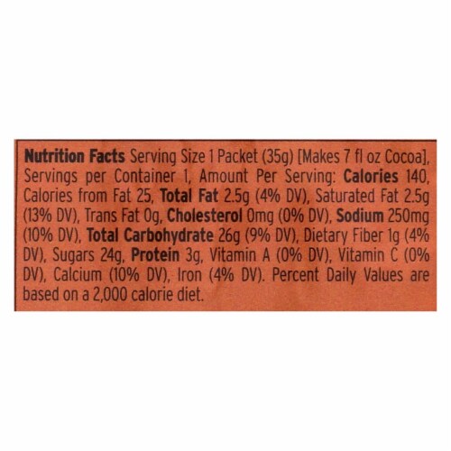 Land O' Lakes Cocoa Classic Mix - Caramel and Chocolate - 1.25 oz - Case of 12 Perspective: back