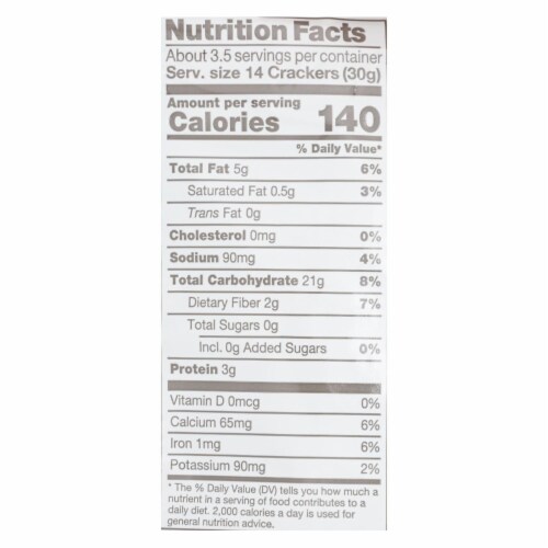 Crunchmaster - Multiseed Crckr Rsmry&olv - Case of 12 - 4 OZ Perspective: back
