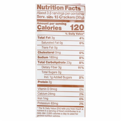 Crunchmaster - Multigrn Cracker White Chddr - Case of 12 - 4 OZ Perspective: back