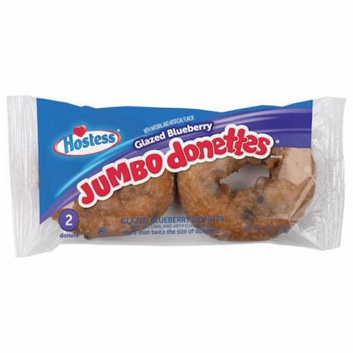Hostess Glazed Blueberry Jumbo Donuts, 4 Ounce -- 36 per case Perspective: back
