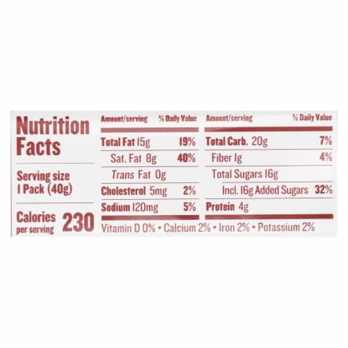 Justin's Nut Butter Organic Peanut Butter Cups - Milk Chocolate - Case of 12 - 1.4 oz. Perspective: back