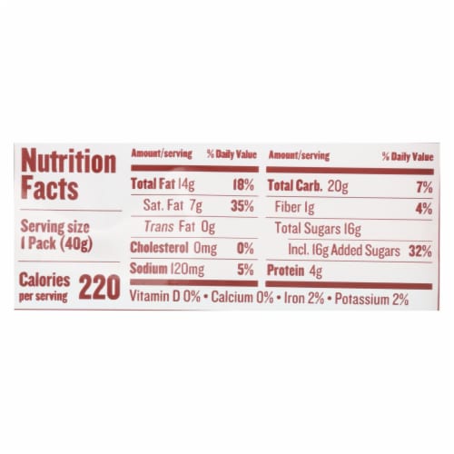Justin's Nut Butter Organic Peanut Butter Cups - Dark Chocolate - Case of 12 - 1.4 oz. Perspective: back