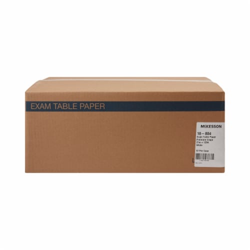 McKesson Table Paper White Crepe 21'' W x 125' L 12 Rolls Perspective: back
