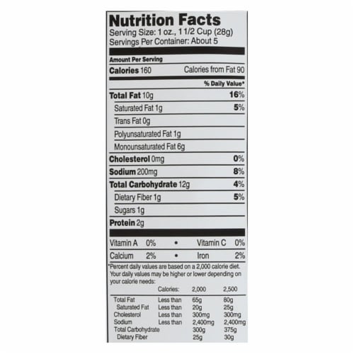 Barbara's Bakery - Baked White Cheddar Cheese Puffs - Case of 12 - 5.5 oz. Perspective: back