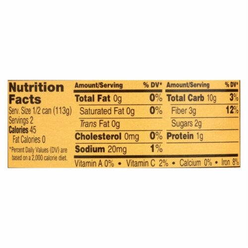 Reese Water Chestnuts - Whole - Case of 24 - 8 oz Perspective: back