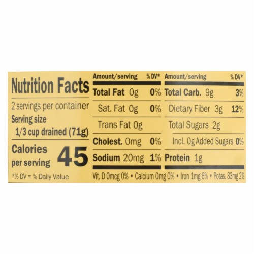 Reese Water Chestnuts - Diced - Case of 24 - 8 oz Perspective: back