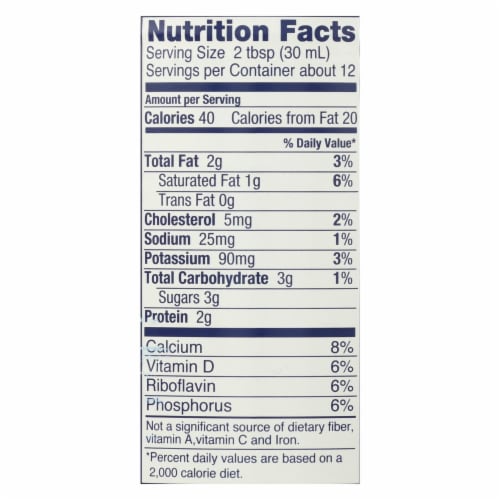California Farms Evaporated Milk - 12 oz - case of 24 Perspective: back
