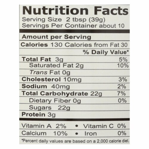 California Farms Condensed Milk - Organic - Sweetened - 14 oz - case of 24 Perspective: back