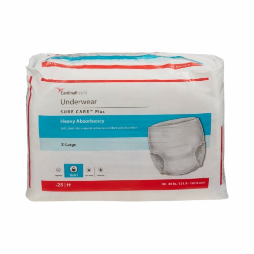 Covidien Disposable Underwear X-Large, Heavy, 100 Ct Perspective: back