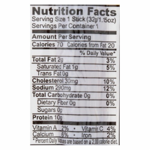 Chomps - Turkey Sticks Original - Case of 24 - 1.15 OZ Perspective: back