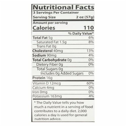 American Tuna - Canned Tuna - Salt - Case Of 24 - 6 Oz Perspective: back