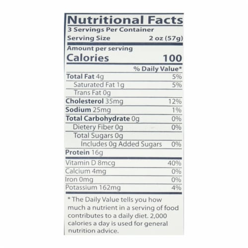 American Tuna - Canned Tune - No Salt - Case Of 24 - 6 Oz Perspective: back
