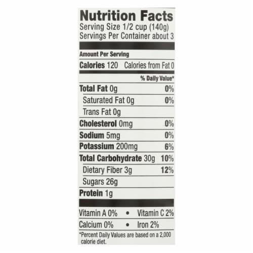 Oregon Fruit Whole Pitted Dark Sweet Cherries In Heavy Syrup - Case of 8 - 15 oz. Perspective: back