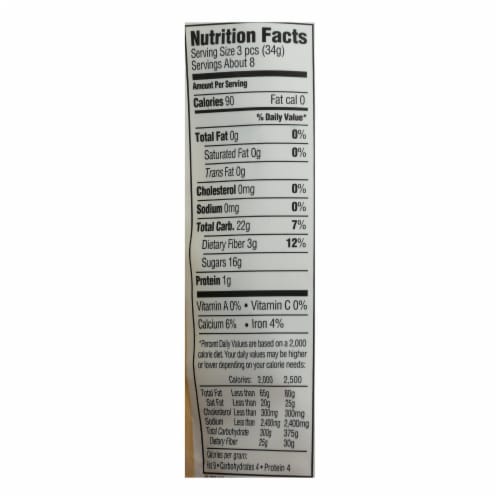Woodstock Organic Unsweetened Black Mission Figs - Case of 8 - 10 OZ Perspective: back