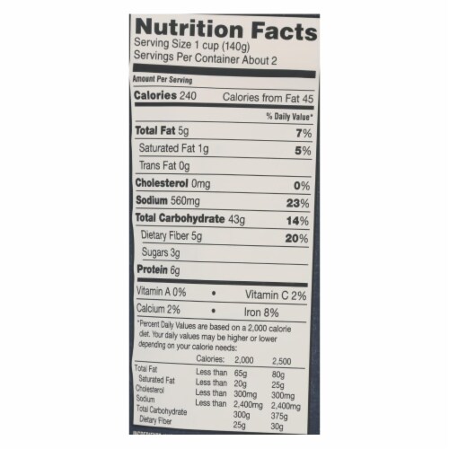 Truroots Organic Roasted Garlic Quinoa & Brown Rice Blend - Case of 8 - 8.5 OZ Perspective: back