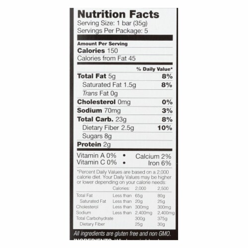 Kind Bar - Granola - Healthy Grains - Dark Chocolate Chunk - 5/1.2 oz - Pack of 8 Perspective: back