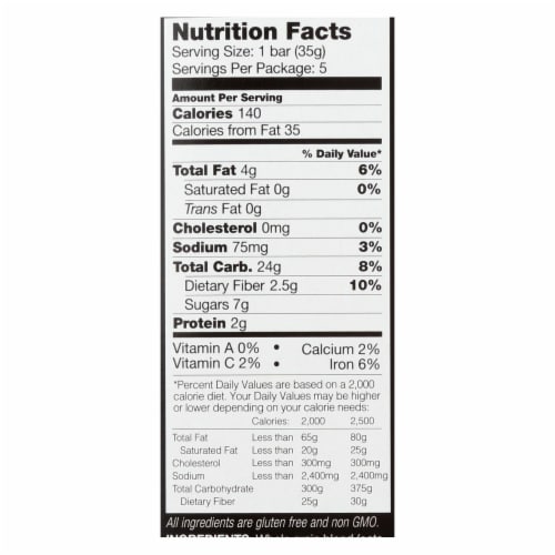 Kind Bar - Granola - Healthy Grains - Vanilla Blueberry - 1.2 oz - 5 Count - Pack of 8 Perspective: back