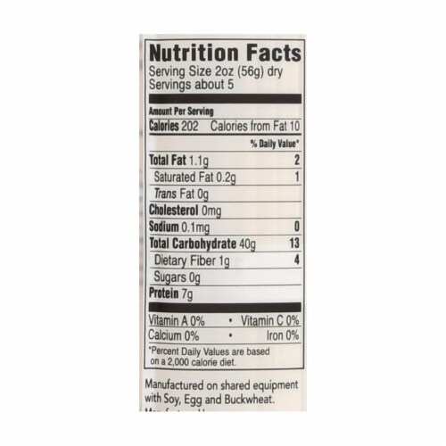 Hakubaku Organic Udon - Case of 8 - 9.52 oz. Perspective: back