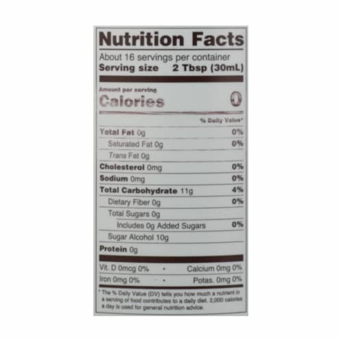 Lakanto - Simple Syrup Caramel - Case of 8 - 16.5 OZ Perspective: back