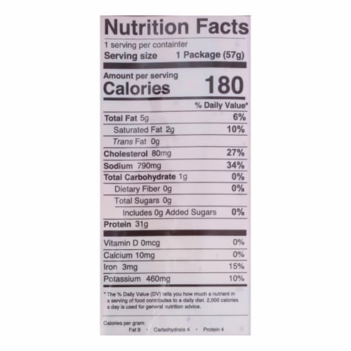 Ayoba-yo - Biltong South African Jerky - Spicy - Case of 8 - 2 oz. Perspective: back