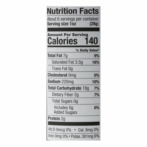 The Good Crisp - Sour Cream and Onion - Case of 8 - 5.6 oz. Perspective: back