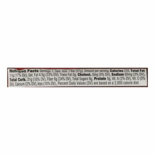 Core Foods - Bar Probiotic Dark Chocolate 2 OZ - Pack of 8 Perspective: back