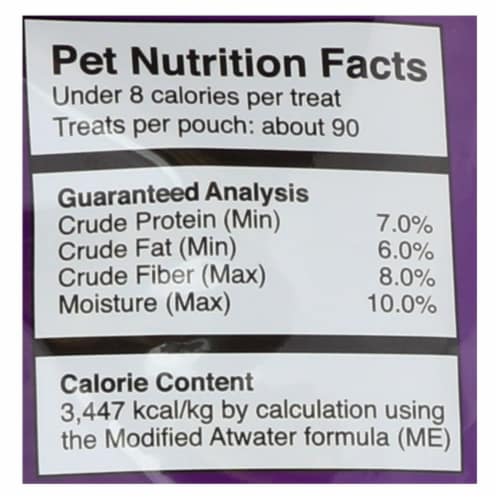 Fruitables Skinny Minis Dog Treats - Pumpkin & Berry Flavor - Case of 8 - 7 oz Perspective: back