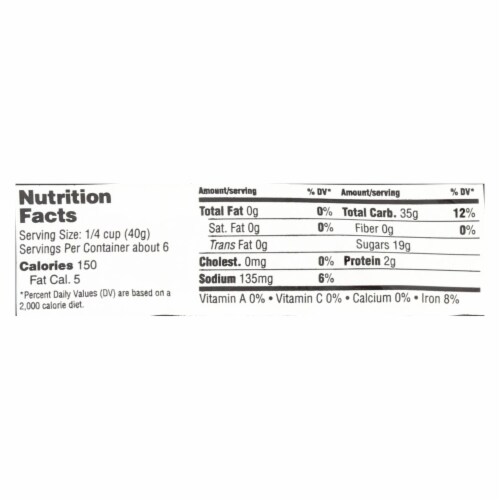 Sylvia's Peach Cobbler Mix - Case of 9 - 9 oz. Perspective: back