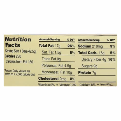 Sahale Snacks Glazed Nuts - Almonds with Cranberries Honey and Sea Salt - 1.5 oz - Case of 9 Perspective: back