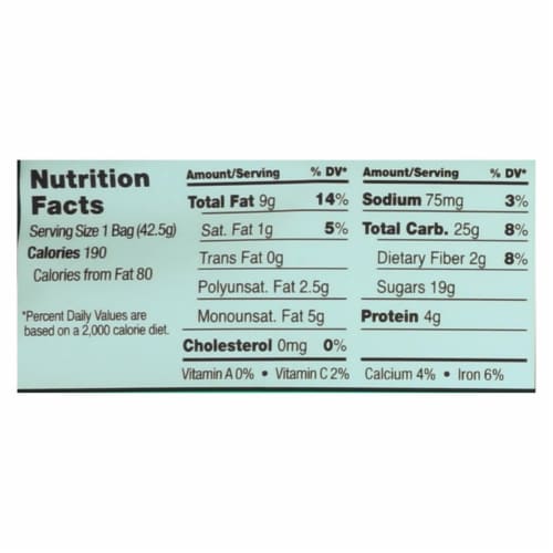 Sahale Snacks Trail Mix - Classic Fruit and Nut Blend - 1.5 oz - Case of 9 Perspective: back