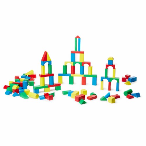 Melissa & Doug® Classic Wooden Blocks Set Perspective: bottom
