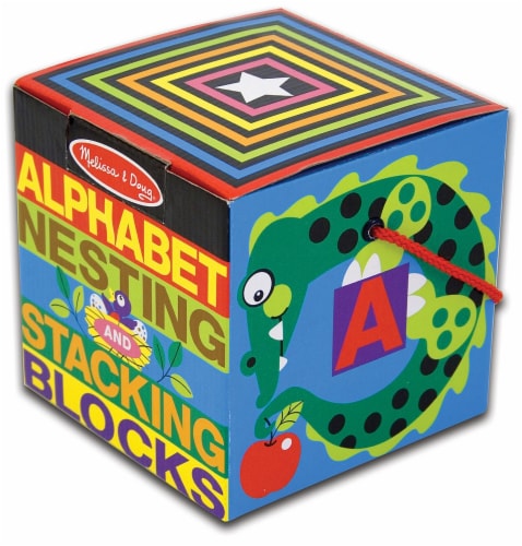Melissa & Doug® Alphabet Nesting and Stacking Blocks Perspective: bottom
