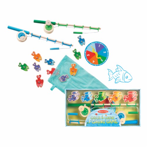Melissa & Doug® Catch & Count Fishing Game Perspective: bottom