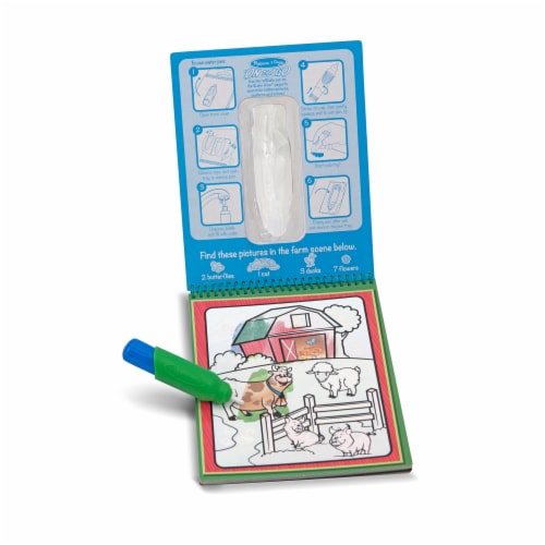 Melissa & Doug® Water Wow! Animal-Reveal Coloring Pad Perspective: bottom