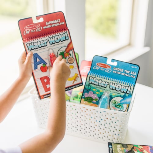 Melissa and Doug® Water Wow Alphabet Coloring Set Perspective: bottom