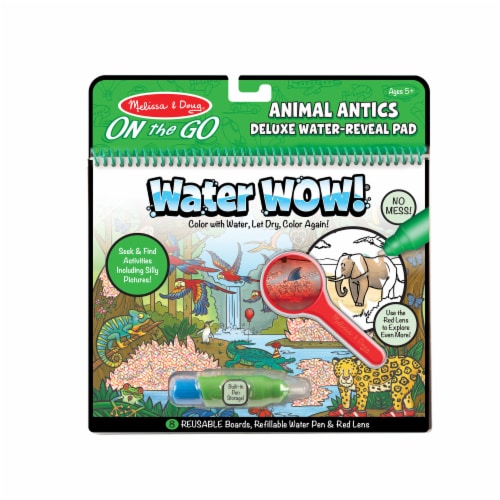Melissa & Doug® Water Wow Animal Antics Deluxe Water Reveal Pad Perspective: bottom