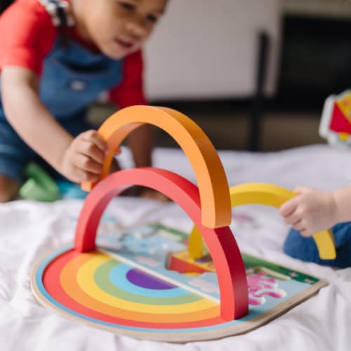 Melissa & Doug Blues Clues Rainbow Puzzle Perspective: bottom