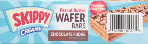 Skippy® Peanut Butter & Chocolate Fudge Creamy Wafer Bars Perspective: bottom