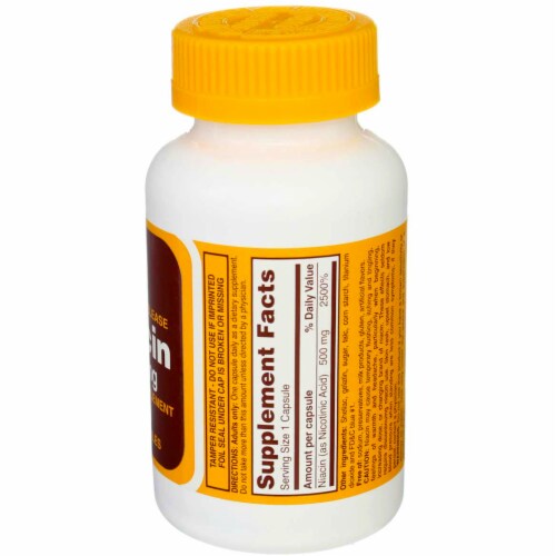 Rugby® Niacin Extended Release Capsules 500 mg Perspective: bottom