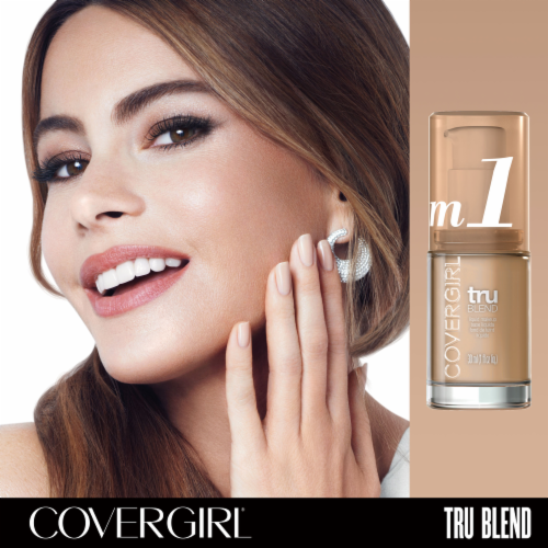 CoverGirl TruBlend Natural Beige Liquid Makeup Perspective: bottom