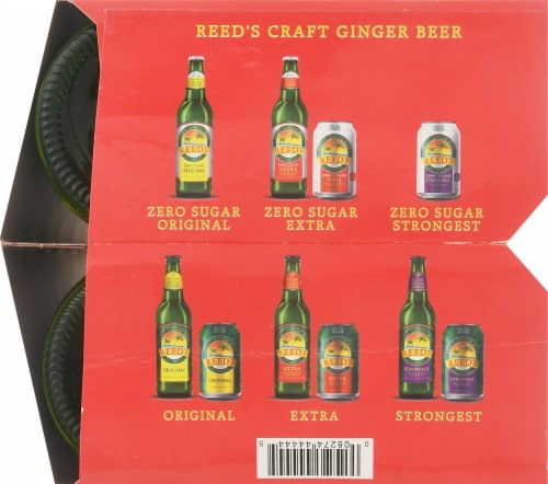 Reed's Extra Ginger Non-Alcoholic Beer Perspective: bottom