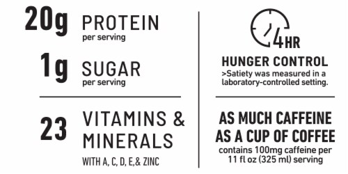 SlimFast High Protein + Energy Mocha Cappuccino Meal Replacement Shakes Perspective: bottom
